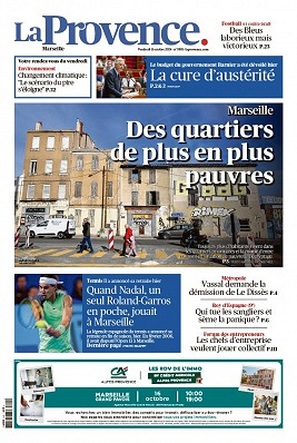 La Provence Marseille du vendredi 11 octobre 2024