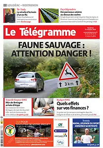 Le Télégramme Du Vendredi 11 Octobre 2024 (10 Editions)
