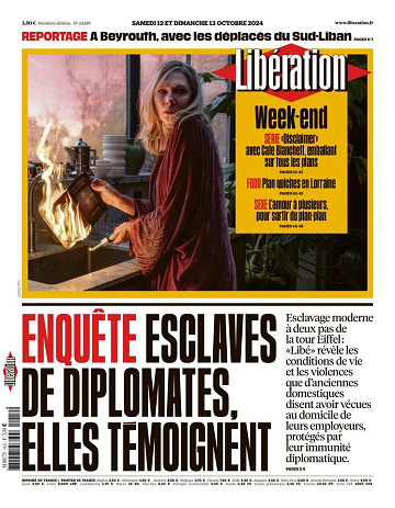 Libération du Samedi 12 et Dimanche 13 Octobre 2024