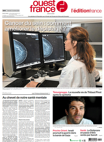 Ouest-France Édition France - 12 Octobre 2024