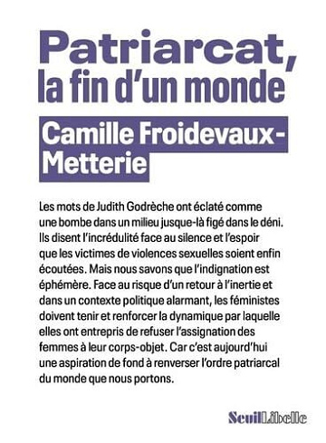 Patriarcat, la fin d'un monde - Camille Froidevaux-Metterie (2024)