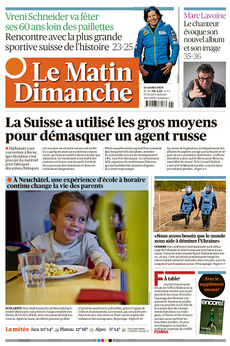 Le Matin Dimanche - 13 Octobre 2024