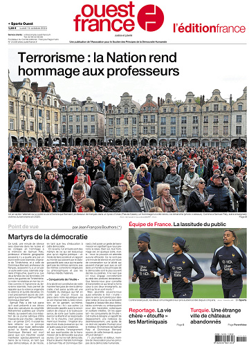 Ouest-France Édition France - 14 Octobre 2024