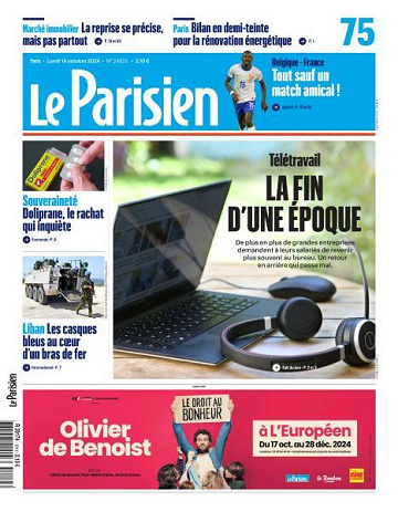Le Parisien - 14 Octobre 2024