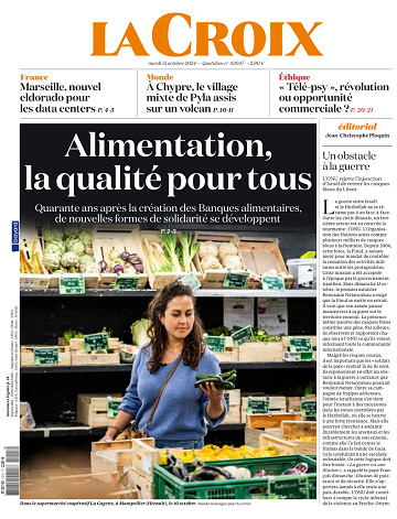 La Croix - 15 Octobre 2024