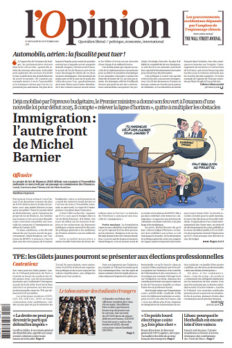 L’Opinion - 15 Octobre 2024