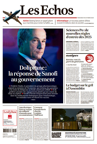 Les Echos - 16 Octobre 2024
