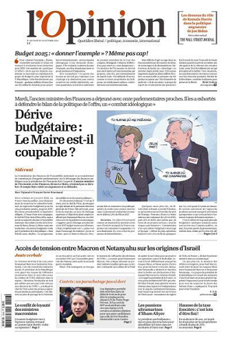 L’Opinion - 16 Octobre 2024