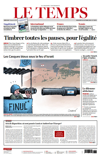 Le Temps - 16 Octobre 2024