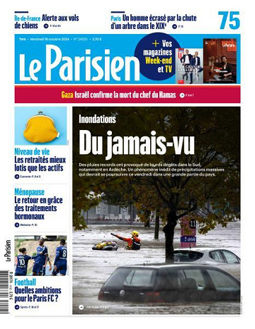 Le Parisien - 18 Octobre 2024