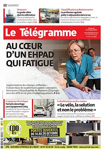 Le Télégramme - 18 Octobre 2024 (8 Éditions)