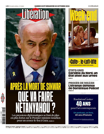 Libération du Samedi 19 et Dimanche 20 Octobre 2024
