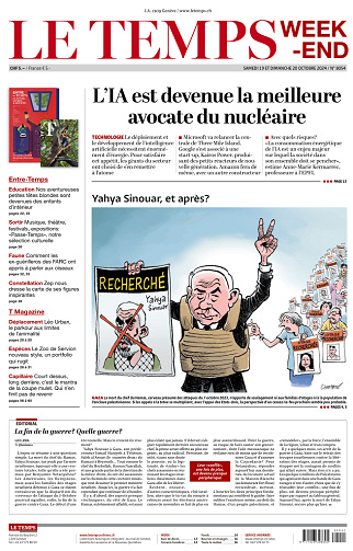 Le Temps - 19-20 Octobre 2024