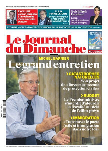 Le Journal du Dimanche - 20 Octobre 2024