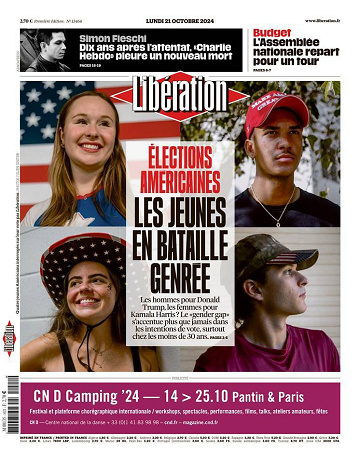 Libération du Lundi 21 Octobre 2024