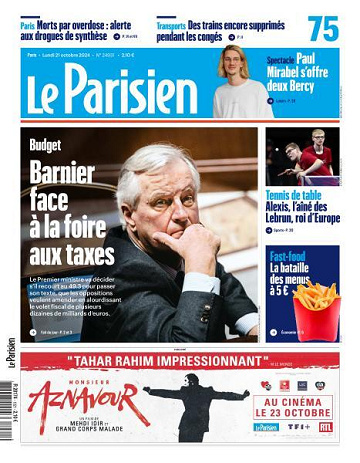 Le Parisien - 21 Octobre 2024