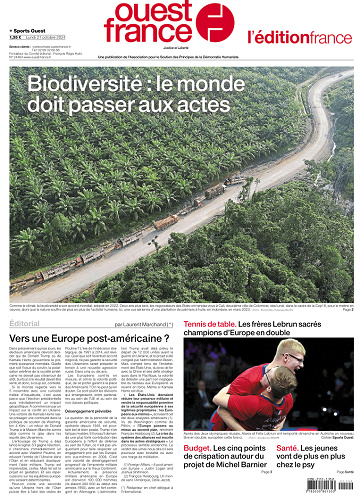 Ouest-France Édi. France + Sport - 21 Octobre 2024