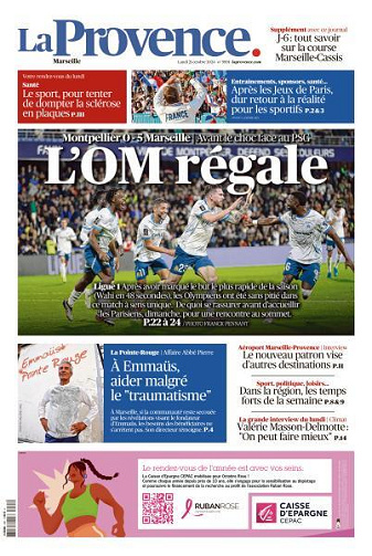 La Provence Marseille - 21 Octobre 2024