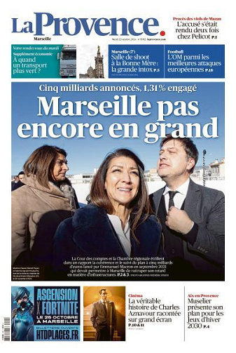 La Provence Marseille - 22 Octobre 2024