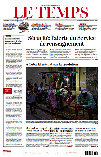 Le Temps - 23 Octobre 2024