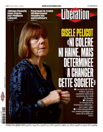 Libération du Jeudi 24 Octobre 2024