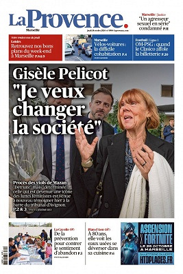 La Provence Marseille du jeudi 24 Octobre 2024