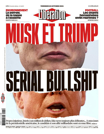 Libération du Vendredi 25 Octobre 2024
