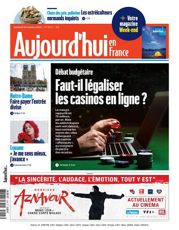 Aujourd’hui en France - 25 Octobre 2024