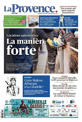 La Provence Marseille du vendredi 25 Octobre 2024