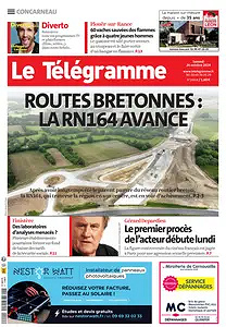 Le Télégramme Du Samedi 26 Octobre 2024 (10 Editions)