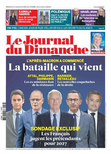 Le Journal du Dimanche - 27 Octobre 2024