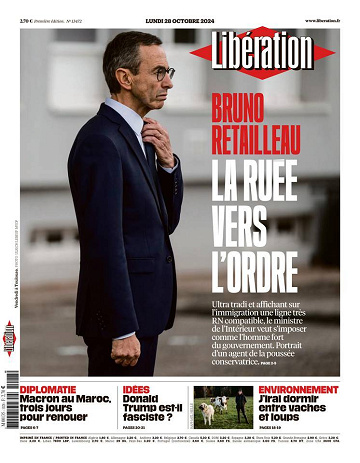 Libération du Lundi 28 Octobre 2024