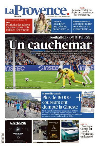 La Provence Marseille - 26 Octobre 2024