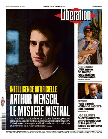 Libération du Mardi 29 Octobre 2024