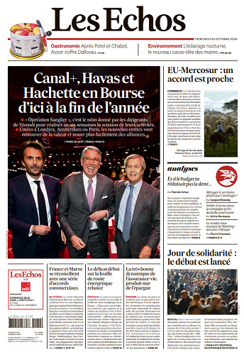 Les Echos - 30 Octobre 2024