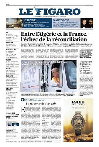 Le Figaro du Vendredi 1er Novembre 2024