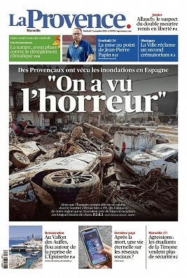 La Provence Marseille du vendredi 1er novembre 2024