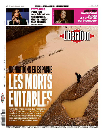 Libération du Samedi 2 et Dimanche 3 Novembre 2024