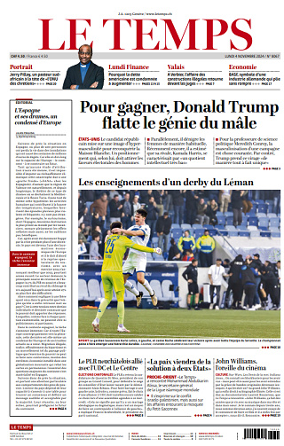 Le Temps - 4 Novembre 2024