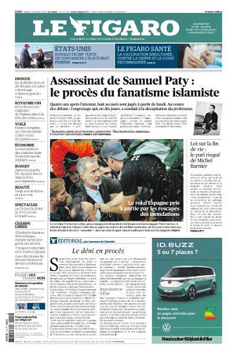 Le Figaro du Lundi 4 Novembre 2024