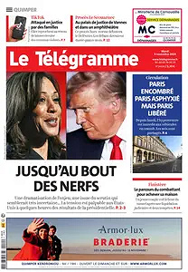 Le Télégramme Du Mardi 5 Novembre 2024 (10 Editions)
