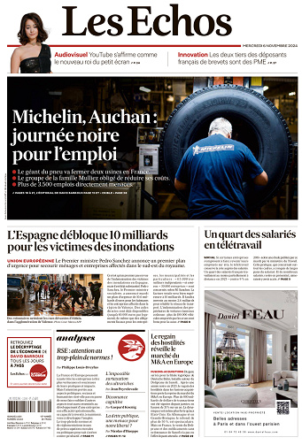 Les Echos - 6 Novembre 2024