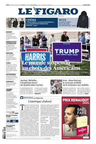 Le Figaro du Mercredi 6 Novembre 2024