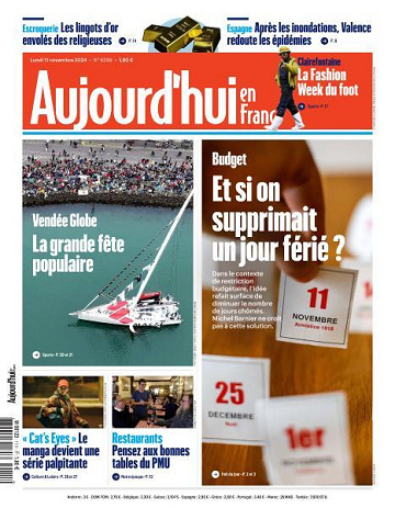 Aujourd’hui en France - 11 Novembre 2024