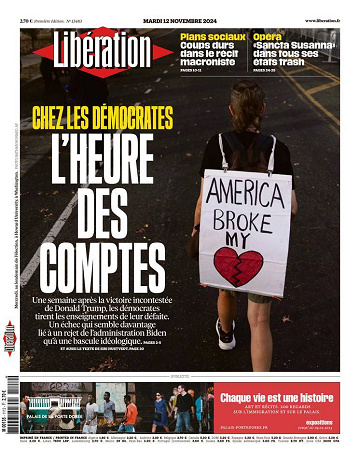 Libération du Mardi 12 Novembre 2024