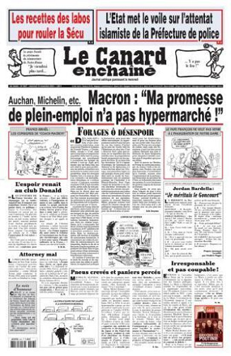 Le Canard enchaîné - 13 Novembre 2024