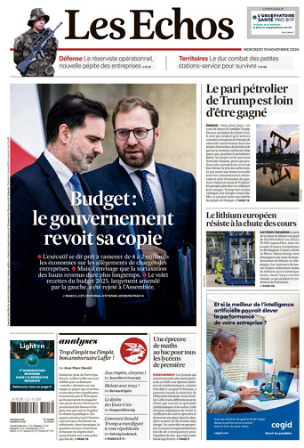 Les Echos - 13 Novembre 2024