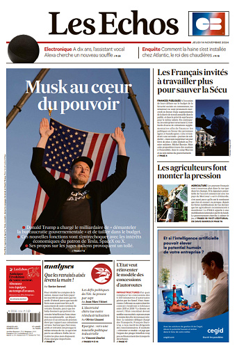 Les Echos - 14 Novembre 2024