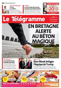 Le Télégramme - 14 Novembre 2024 (13 Editions)