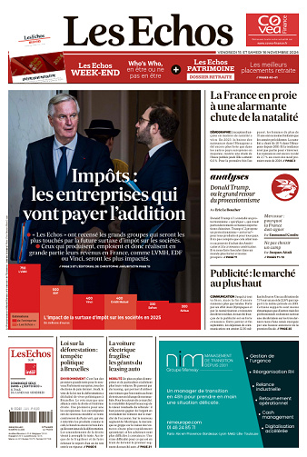 Les Echos - 15-16 Novembre 2024